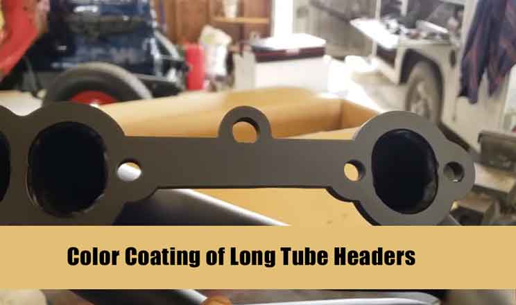 Color Coating of Long Tube Headers 